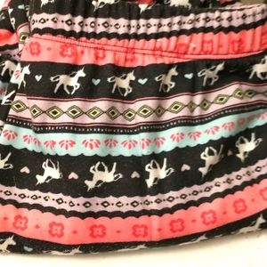 Leggings size L 14/16 girls blue, black, multicolored